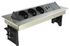 Bloc multiprise pivotant acier 3 prises USB A+C ARLUX
