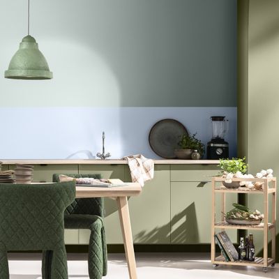 Peinture Boiseries Laque Acrylique Valénite Vert Taiga Satin 125 mL- DULUX VALENTINE