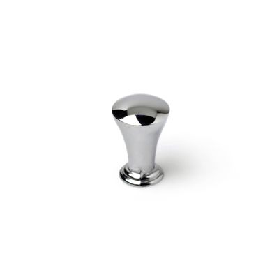 Bouton de meuble conique chromé diamètre 15 mm REI
