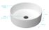 Vasque ronde à poser en céramique blanche diamètre 360 mm AURLANE