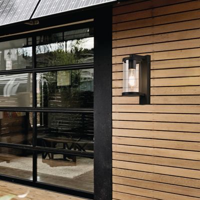 Applique extérieur E27 Lenny noir IP44 60W - COREP