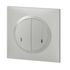 Double interrupteur connecté avec neutre + plaque Aluminium - Dooxie with Netatmo