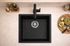 Evier de cuisine composite noir 45x45 cm 1 bac - NORD INOX