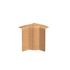 Angle intérieur hêtre plinthe 20x80mm TEHALIT