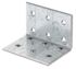 Equerre d'assemblage multi-trous galvanisé 40 x 40 x 60 mm