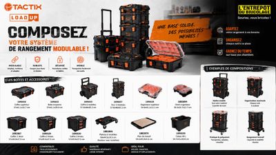 Servante 3 pièces LOAD UP - TACTIX