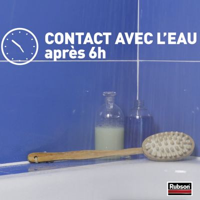 Mastic rénovation d'étanchéité cuisine et bains Re-new blanc 100 ml RUBSON