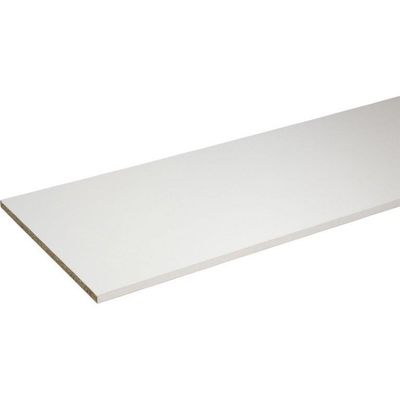 Tablette mélaminé blanc - 18 x 600 x 2500 mm - AJ TIMBER