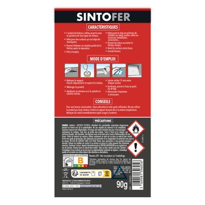Mastic Enduit Finition Métal 85 gr SINTOFER