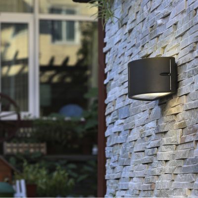 Applique extérieur E27 Bonn gris IP54 60W - COREP