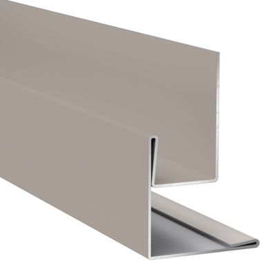 Profilé d'angle extérieur/retour de tableau alu bardage Hardie Plank VL marron noisette - longueur 3000 mm - JAMES HARDIE