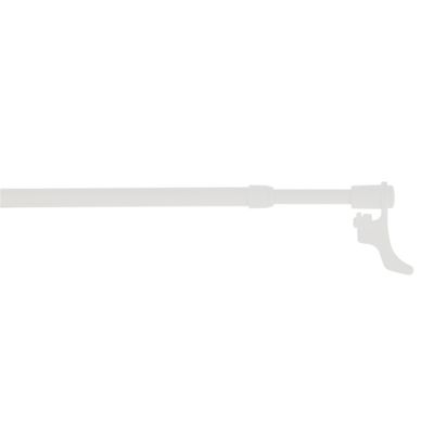 Tringle de vitrage extensible en métal de 0.65 à 1.1 m diam 9 mm Finition Blanc - MOBOIS