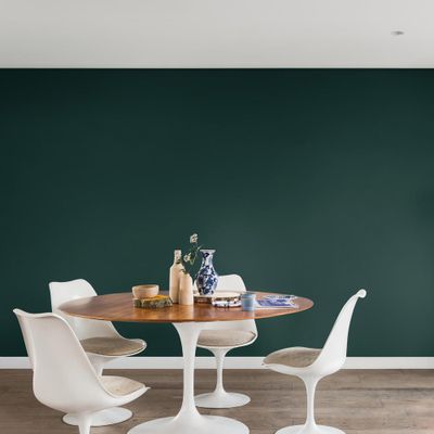 Peinture crème de couleur Emeraude Satin 1,25 L - DULUX VALENTINE