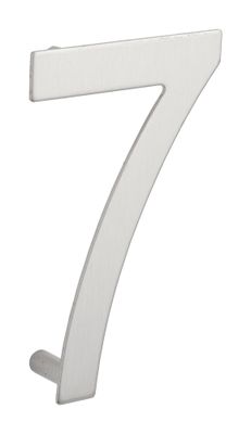 Chiffre 7 à visser hauteur 100 mm inox THIRARD