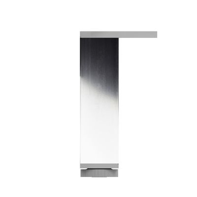 Pied carré réglable hauteur 150 mm aluminium REI