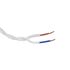 Câble électrique tissu torsadé blanc 3m - TIBELEC