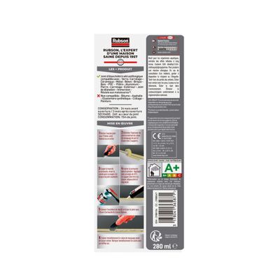 Mastic Maison Multi-Usages Transparent 280 ml RUBSON