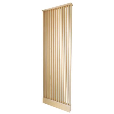 Cloison de séparation Claustra Cascade en obéché brut H.250 x l.80 x ép.11,3 cm en kit - AJ TIMBER