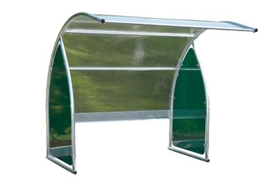 Abri initial 6 vélos motos scooters vert MOTTEZ