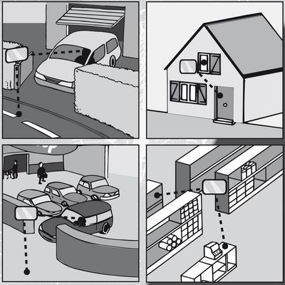 Miroir de sortie diamètre 100 cm MOTTEZ