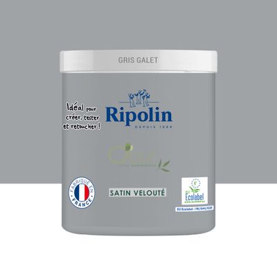 Peinture O'PUR Gris Galet 75 mL - RIPOLIN