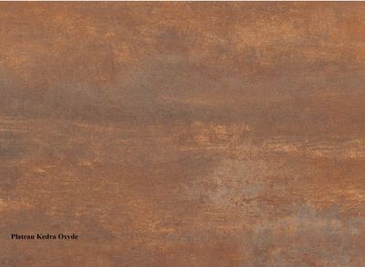 Table de jardin à rallonge VITA oxyde aluminium marron 180/280x100 cm - PROLOISIRS
