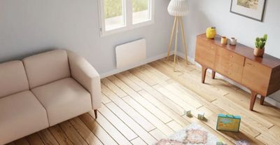 Radiateur inertie sèche TECTONIA 1000W Blanc horizontal NOIROT