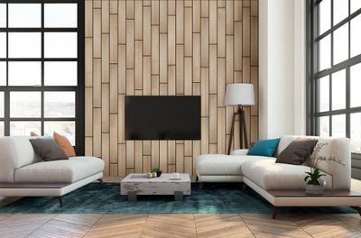 Panneau acoustique mural chêne clair - 8 x 133 x 800 mm - LEITL