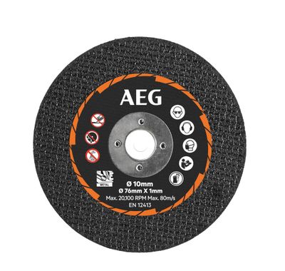 Disque à tronçonner pour métaux Ø 76 - AEG