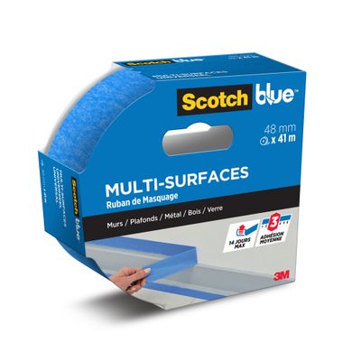 Ruban de masquage multi-surfaces 41m x 48mm SCOTCH