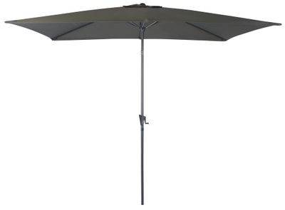 Parasol droit 3x2m gris PROLOISIRS Livraison à domicile incluse