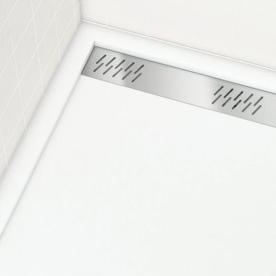 Receveur de douche 90x90 cm acrylique blanc Pure 2 - AURLANE