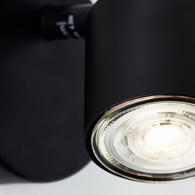 Spot ANDRES GU10 10W noir - BRILLIANT	