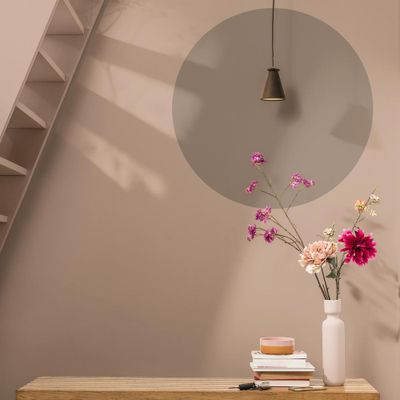 Peinture crème de couleur Rose des Sables Satin 1,25 L- DULUX VALENTINE