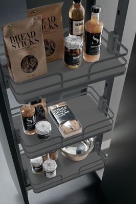 Colonne de rangement coulissante pour porte de 40 cm VIBO