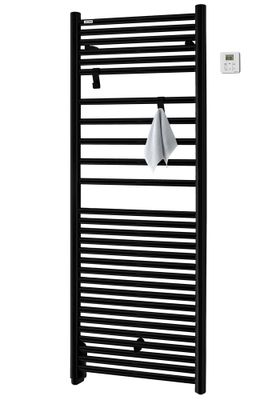 Sèche-serviettes à inertie fluide Angora 750 W Noir Mat ACOVA