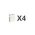 Jonctions pour moulure 10X20mm blanc par 4 - DEDRA