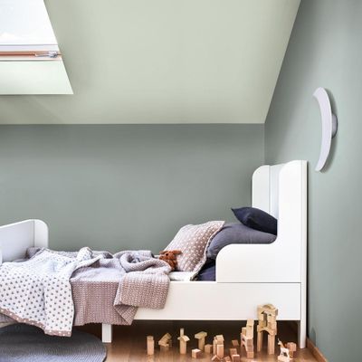 Peinture crème de couleur Gris Angora Satin 0.5 L - DULUX VALENTINE