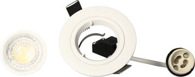 Spot LED encastrable GU10 lumière blanc chaud Blanc - Saphyr ARLUX