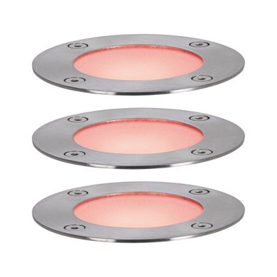 Spots encastrable extérieur LED RGBW multicolore compatible ZigBee IP65 3x3,6W 3x190 lumens 24V Kit de démarrage - Plug & Shine PAULMANN