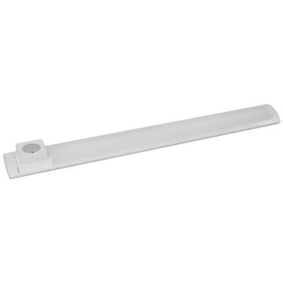 Réglette LED IP20 68 cm avec prise électrique et interrupteur 420 lumens Blanc neutre - GEFOM
