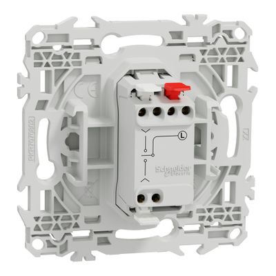 Interrupteur ou poussoir volet roulant  3 positions à levier Odace 2025 blanc - SCHNEIDER ELECTRIC