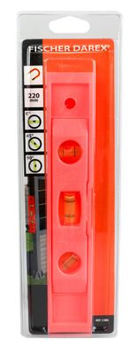 Niveau à bulle torpédo magnétique 225 mm FISCHER DAREX