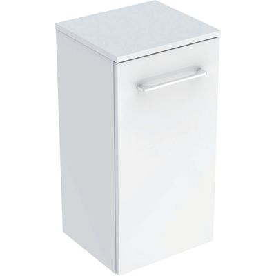 Colonne de salle de bains Selva L33 x H65 x P30 cm panneau de particules blanc - GEBERIT