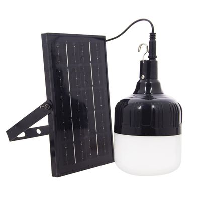 Lanterne à suspendre solaire/USB LED noir IP44 250 lumens Lumière du jour - XANLITE