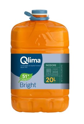 Combustible liquide pour poêle à pétrole BRIGHT 20L - QLIMA