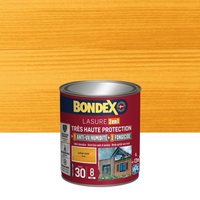 Lasure très haute protection 8 ans chêne doré 1 L - BONDEX