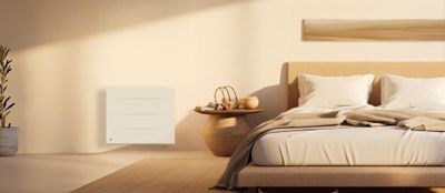 Radiateur à inertie sèche TERRA 2 1500W blanc horizontal - BESTHERM