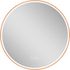 Miroir rond en bois lumineux D.75 cm Swann Wood MP GLASS