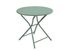 Table de jardin pliante GUERIDON aluminium amande ø 80 cm, Livraison à domicile incluse - PROLOISIRS
